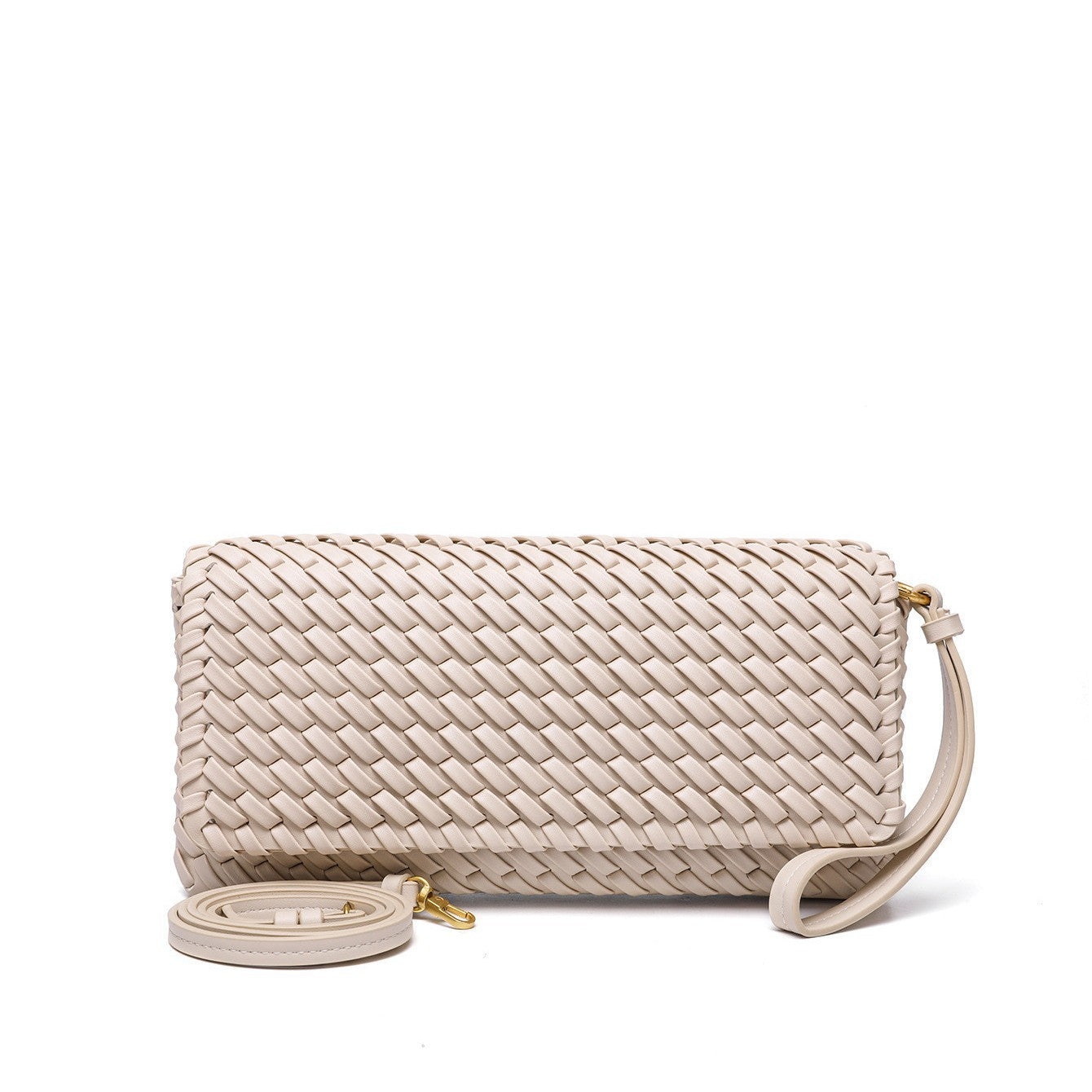 Charming Stylish Magneta Retro Long Woven Handbags