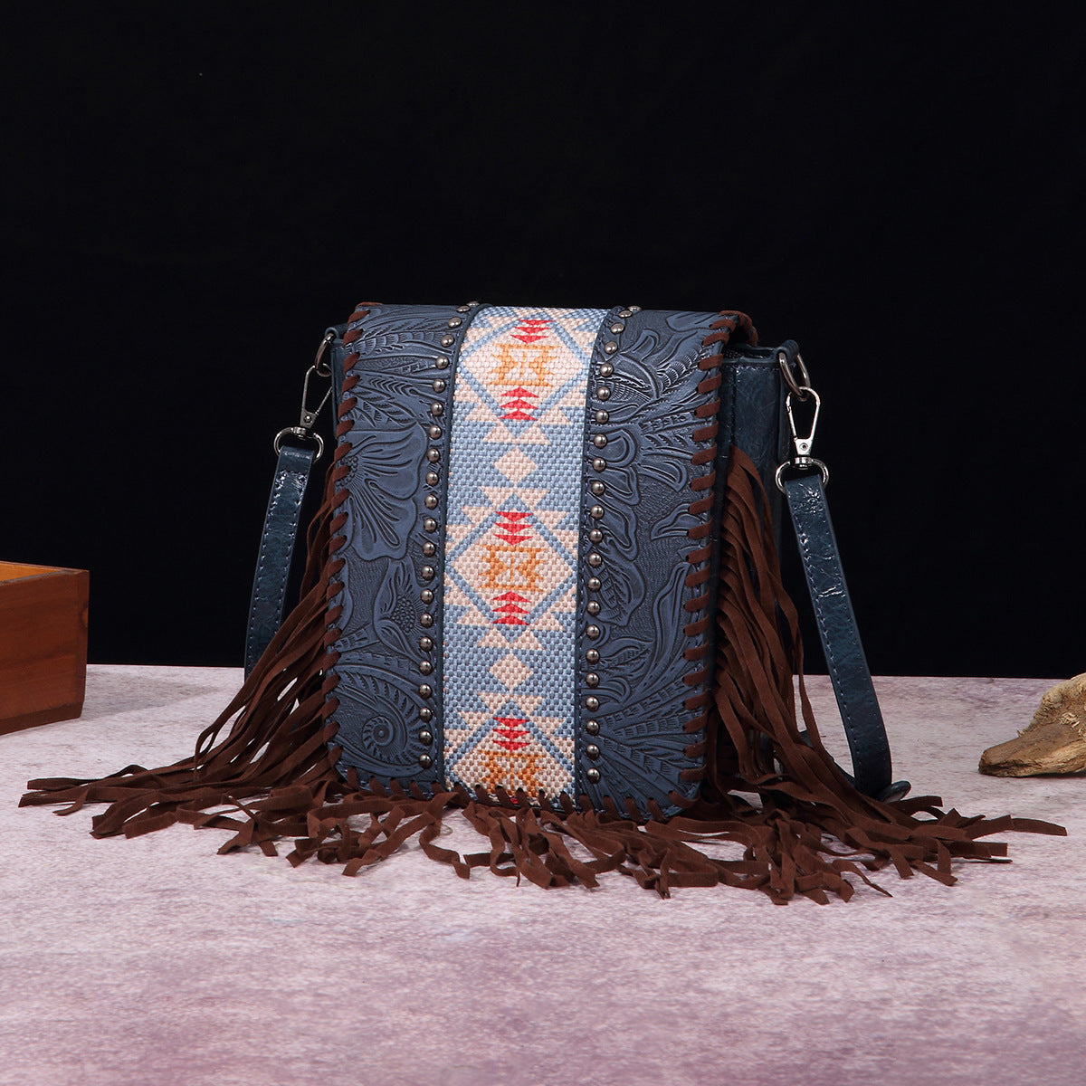 Women's Vintage Cotton Linen Printed Bohemian Style Bags