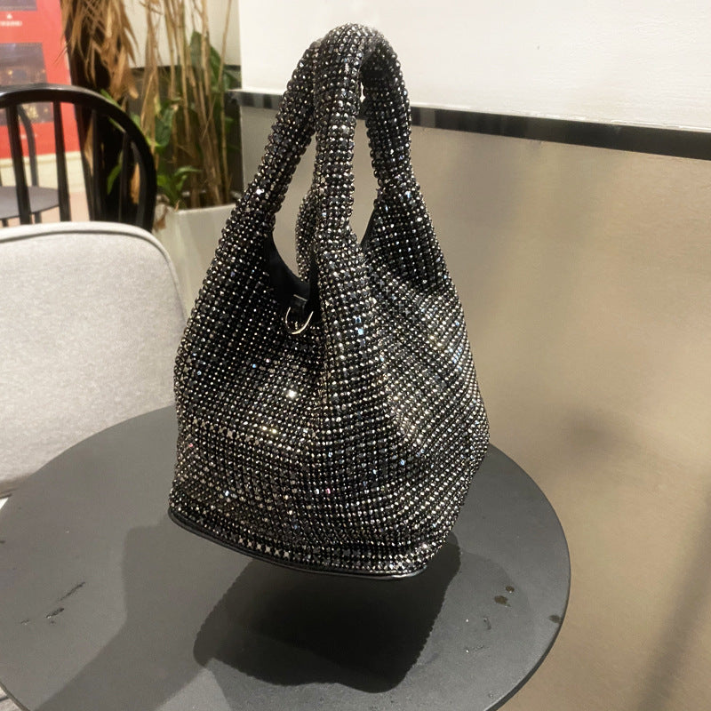 Women's Fashion Rhinestone Portable Chain Hand Shoulder Bags