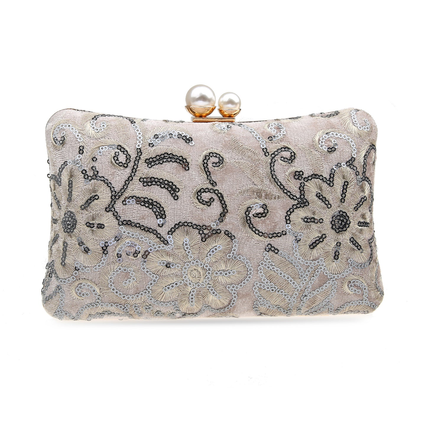 Women's Sequin Retro Banquet Clutch Dinner Compartment Evening Bags