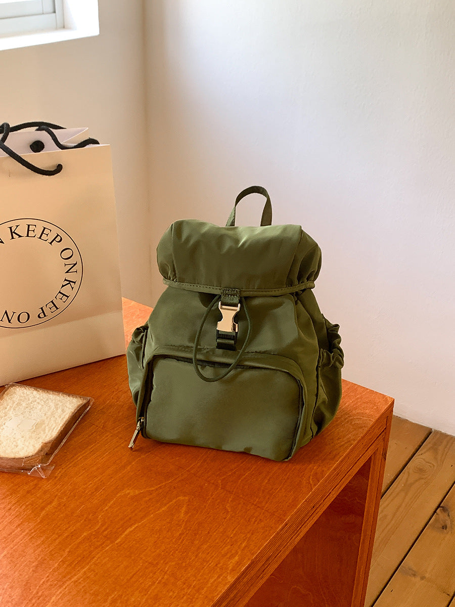 Simple Nylon Fashion Korean College Style Backpacks