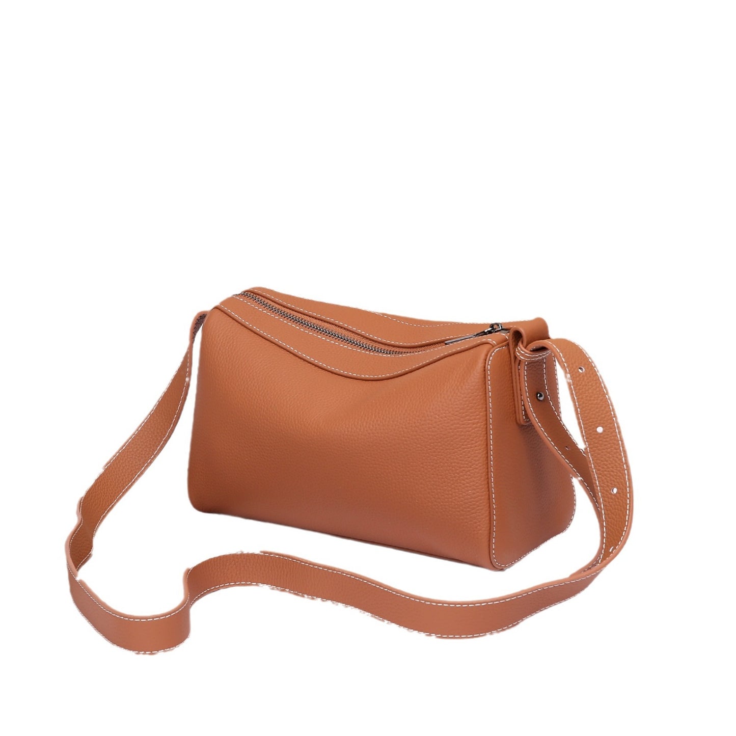 Women's Top Layer Leather Large Capacity Fashion Simple Bags