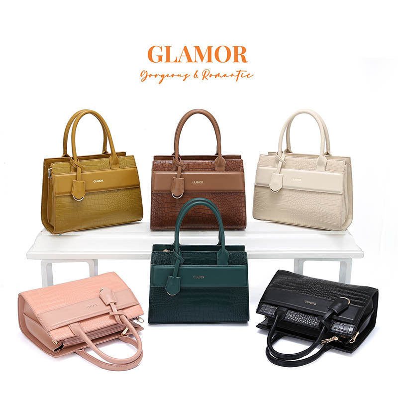 Women's Fashion Crocodile Pattern Summer Commuter Gift Handbags