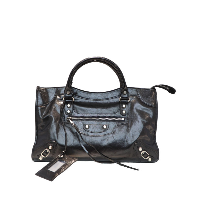 Motorcycle Large Capacity Hot Rivet First Crossbody Bags