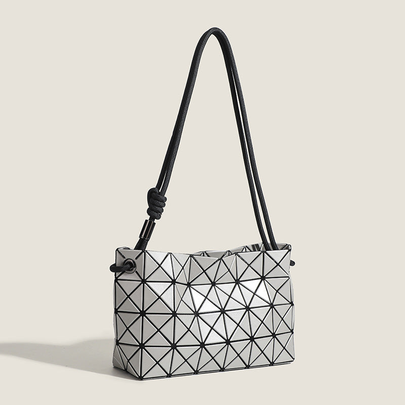 Style Matte Fashion Commuter Geometric Diamond Shoulder Bags