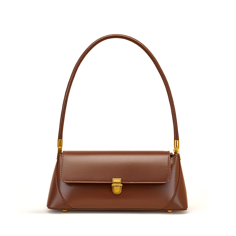 Fashion Elegant Autumn Underarm Genuine Leather Handbags