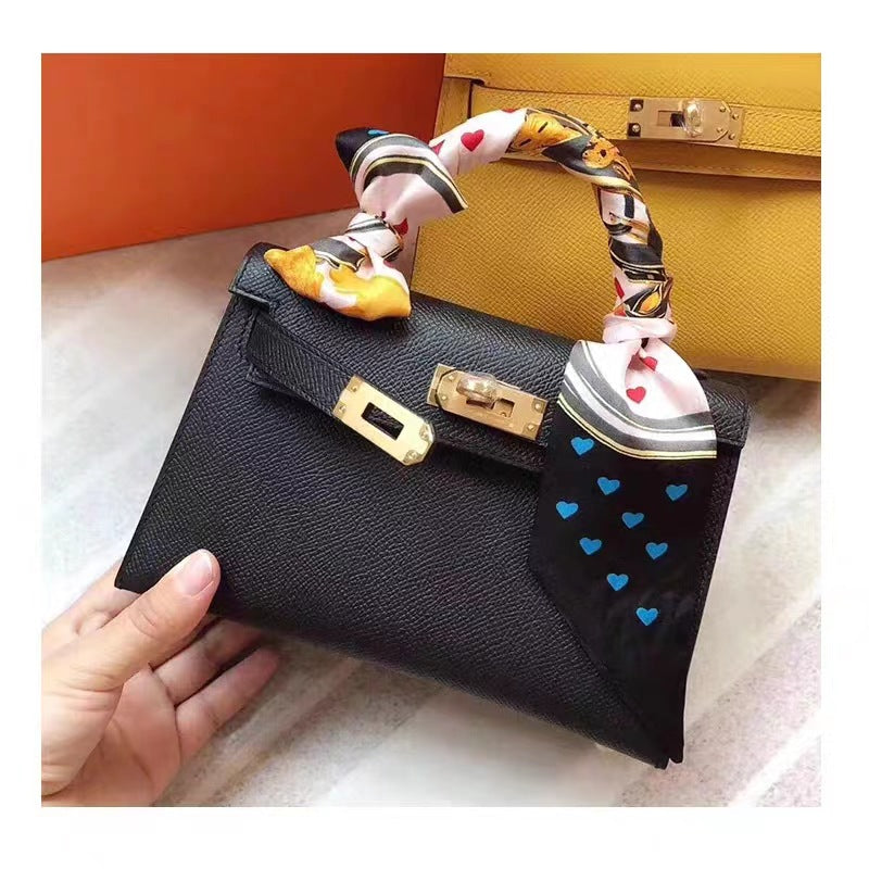Women's Genuine Leather Second Generation Kelly Palm Print Handbags