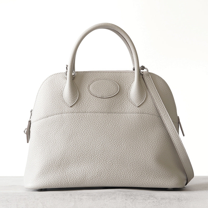 Women's Shell First Layer Cowhide Half Wax Line Crossbody Bags