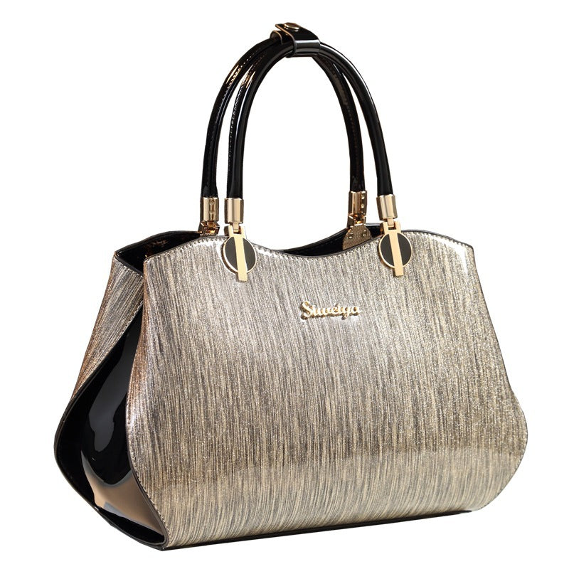 Women's Simple Elegant Fashion Mother Genuine Leather Bags