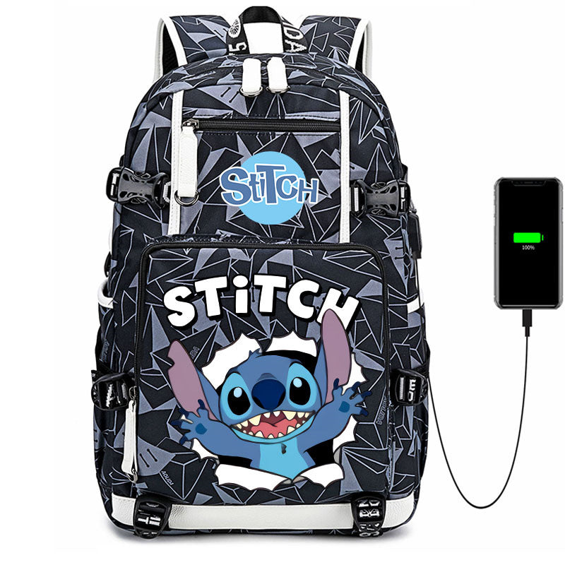 Caddy Cartoon Stitch Boy Four Or Backpacks