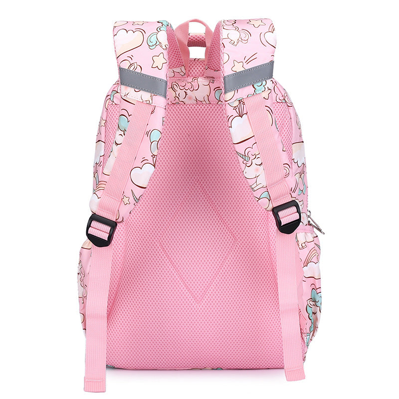 Children's Unicorn Cartoon Primary Large Capacity Breathable Backpacks