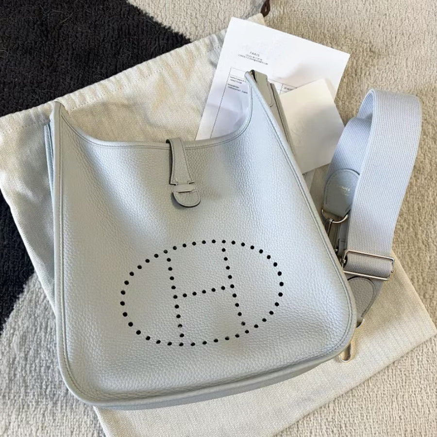 Women's Imported Leather Genuine Soft Wax Thread Crossbody Bags