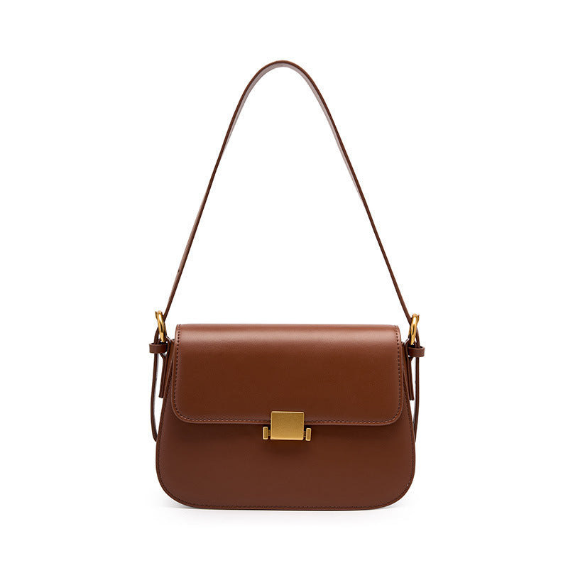 Women's Spring Large Capacity Versatile High-grade Genuine Crossbody Bags