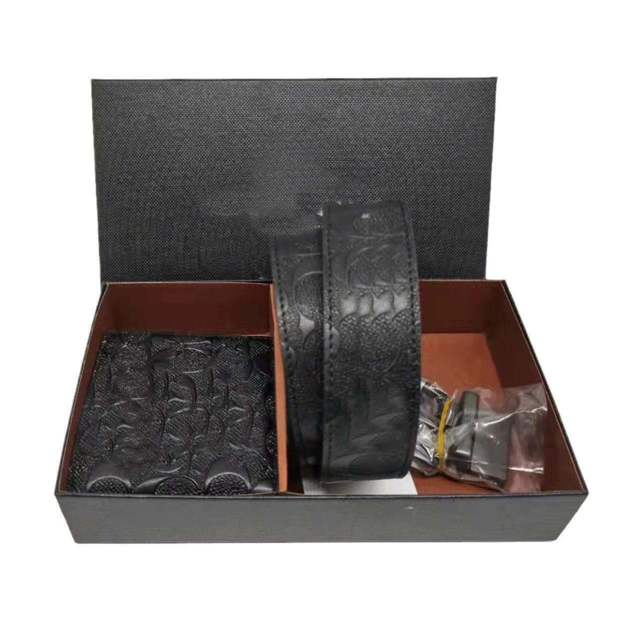 Men's Printed Short Pin With Full Set Of Men's Wallets
