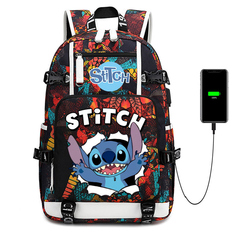 Caddy Cartoon Stitch Boy Four Or Backpacks