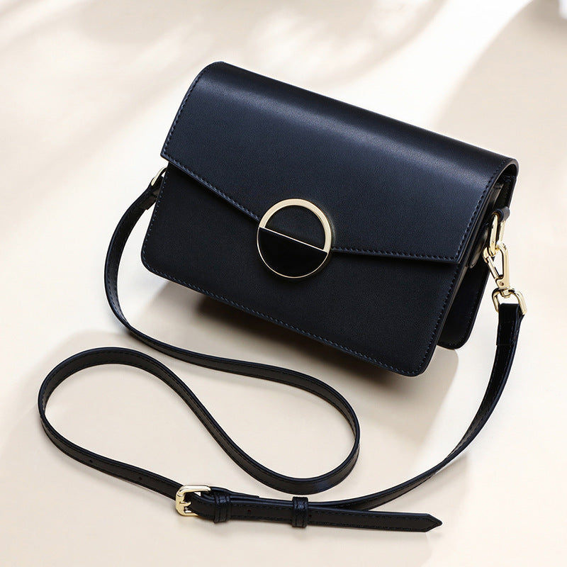 Women's Summer Genuine Leather Popular Textured Crossbody Bags