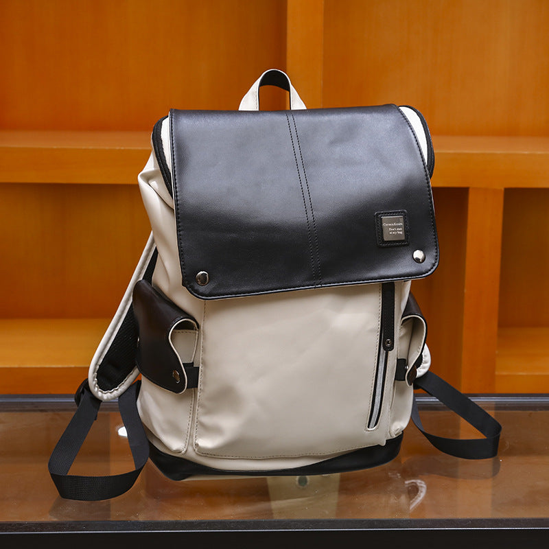 Men's Fashion Trends White Large Capacity Boy Men's Bags