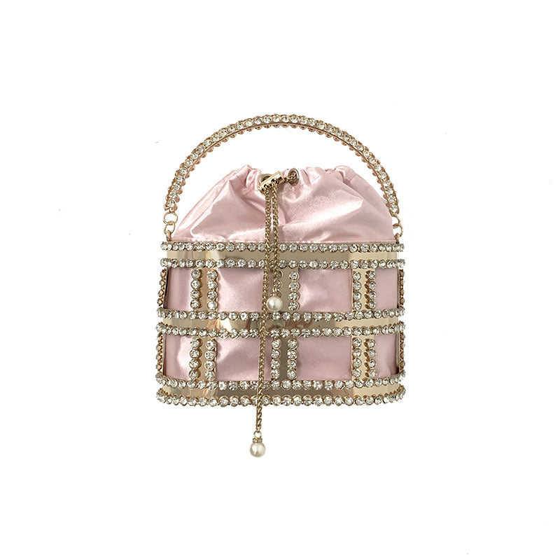 Women's Pearl Diamond Fashion Lady Metal Design Bags