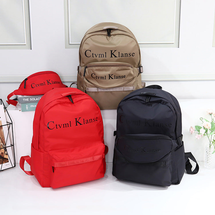 Slouchy Large Capacity Waterproof College Style Backpacks
