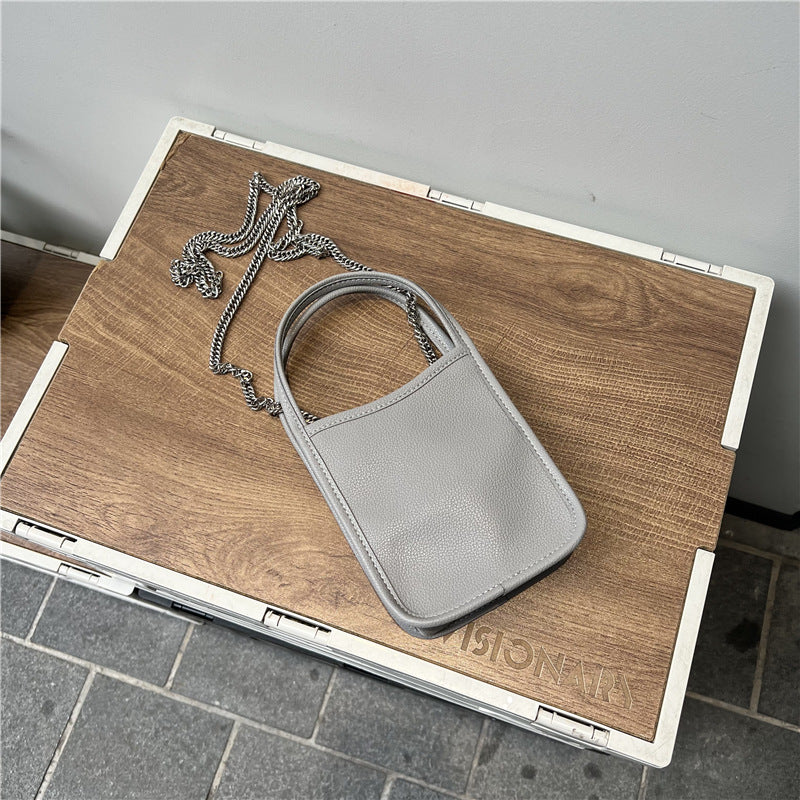 Summer Simple Genuine Leather Mini Cute Fashion Shoulder Bags