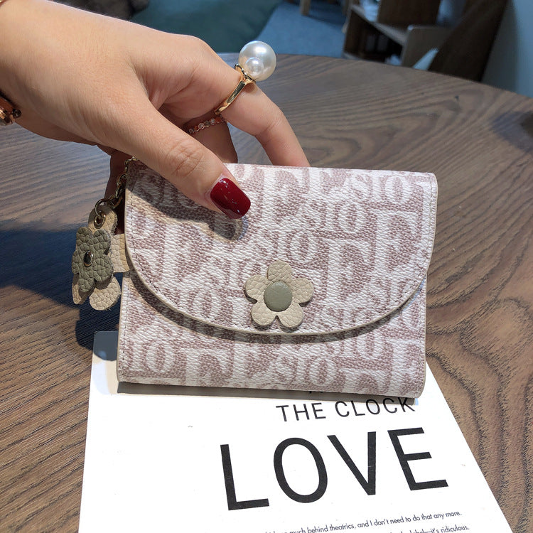 Women's Trendy Short Thin Simple Folding Ladies Wallets