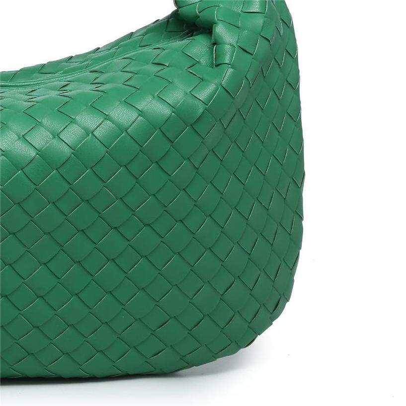 Women's Large Summer Versatile Fashion Dumpling Selenodont Croissant Solid Handbags