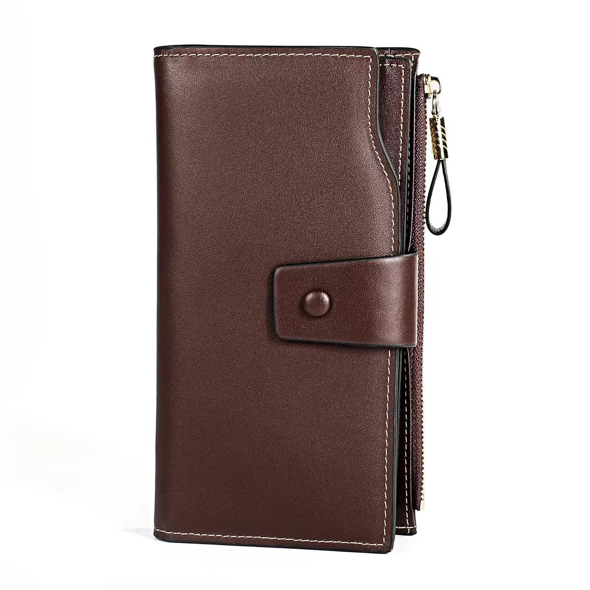 Women's & Men's Long Fashion Genuine Leather First Layer Ladies Wallets