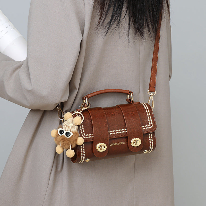 Women's Genuine Leather Popular Today Portable Personality Crossbody Bags