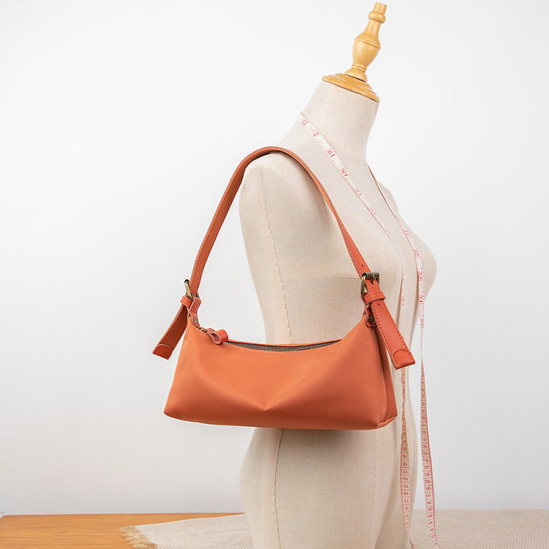 Women's Cloth Canvas Nylon Trendy Fashion Baguette Handbags