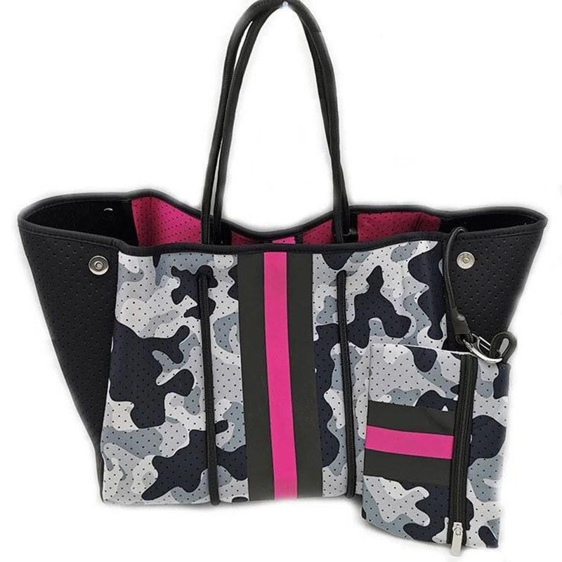 Neoprene Beach Printing Weekend Portable Seaside Handbags
