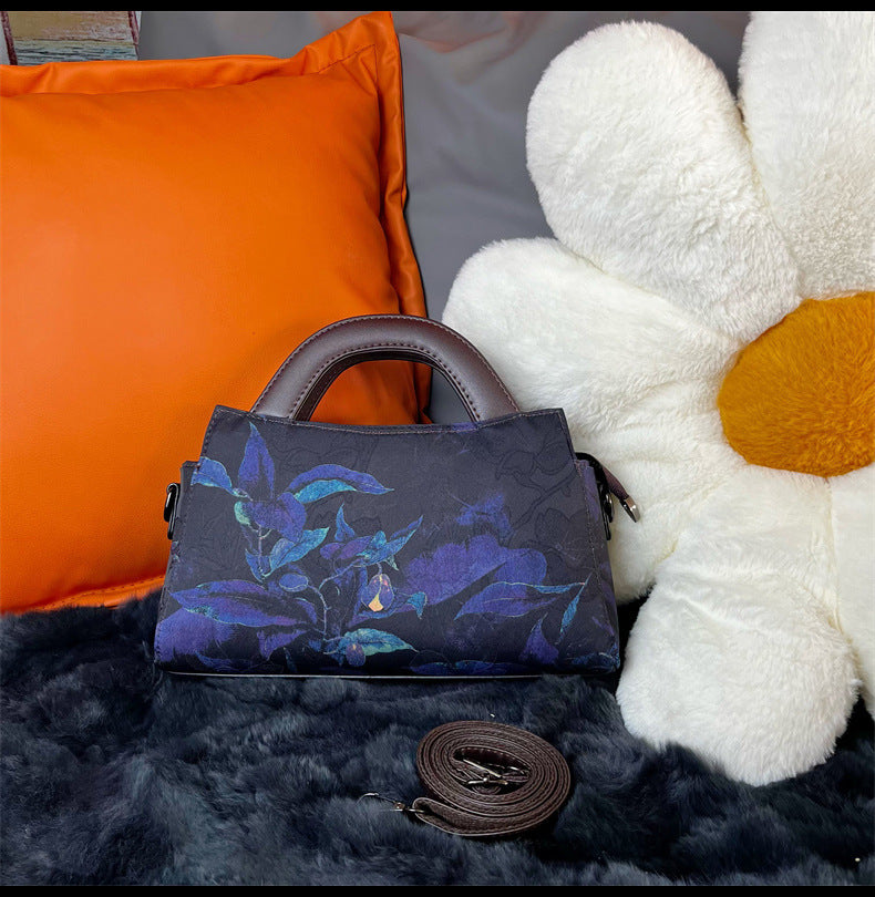 Women's Chinese Style Ink Painting Cheongsam Retro Fashion Handbags