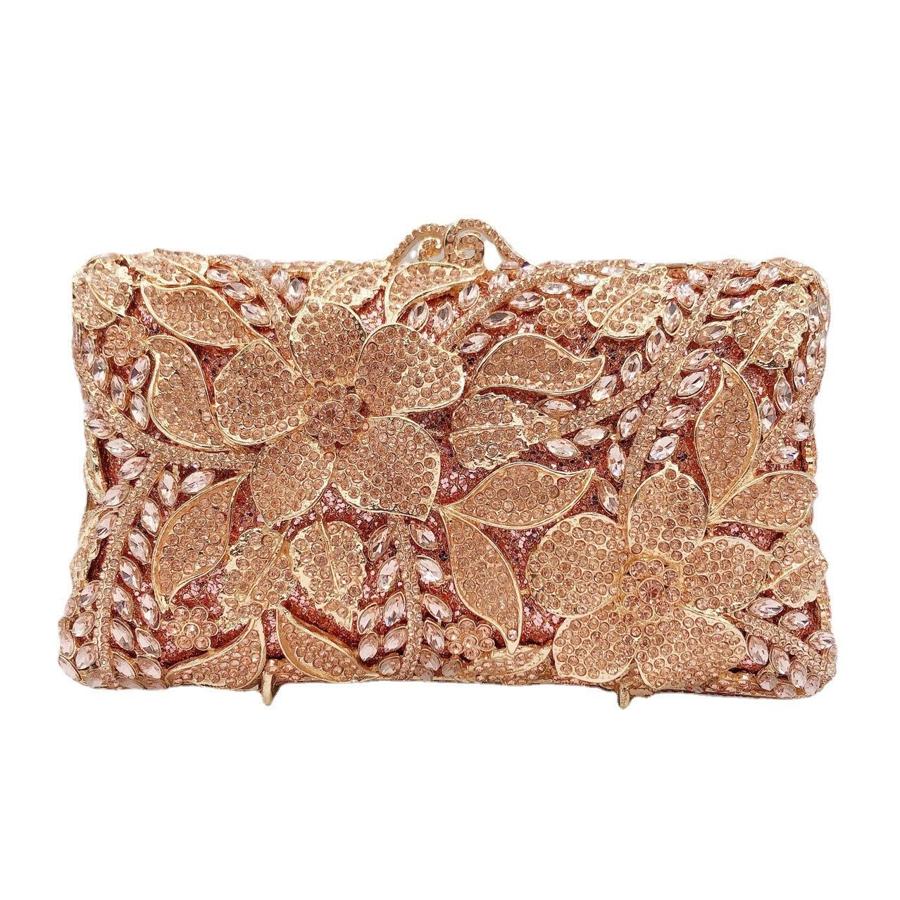 Women's Strictly Selected Flower Diamond Banquet Rhinestone Evening Bags