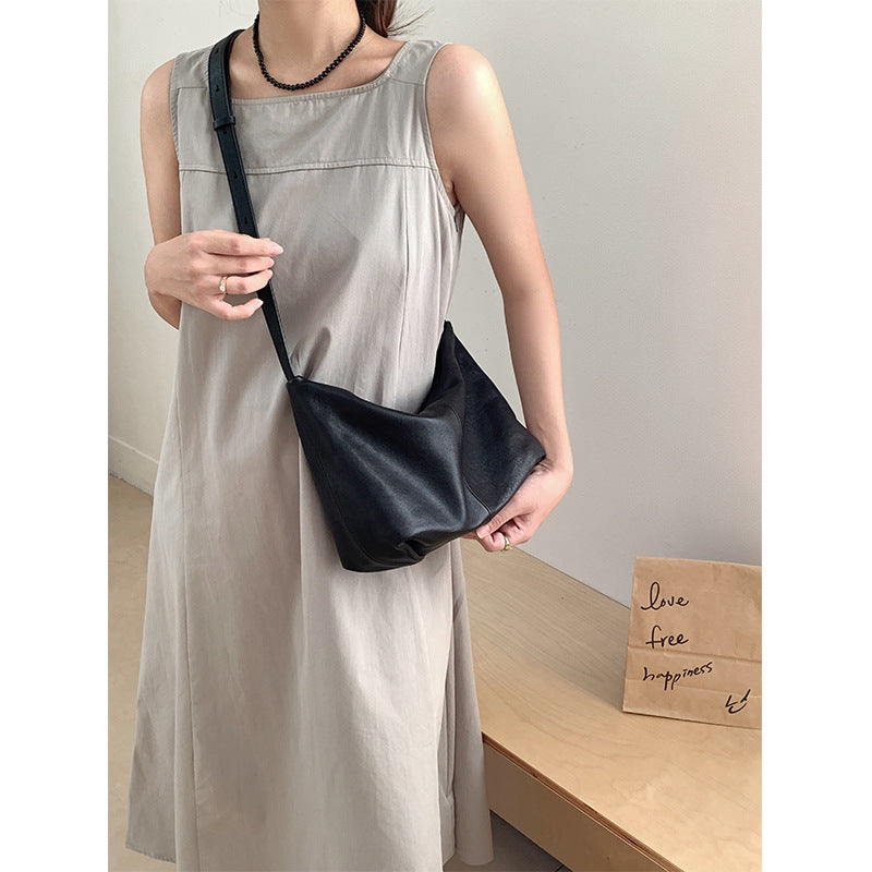 Women's Genuine Leather Large Capacity High Sense Shoulder Bags