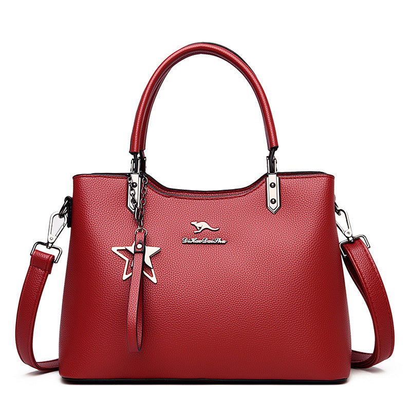 Women's Big Fashion Simple Trendy Large Capacity Shoulder Bags