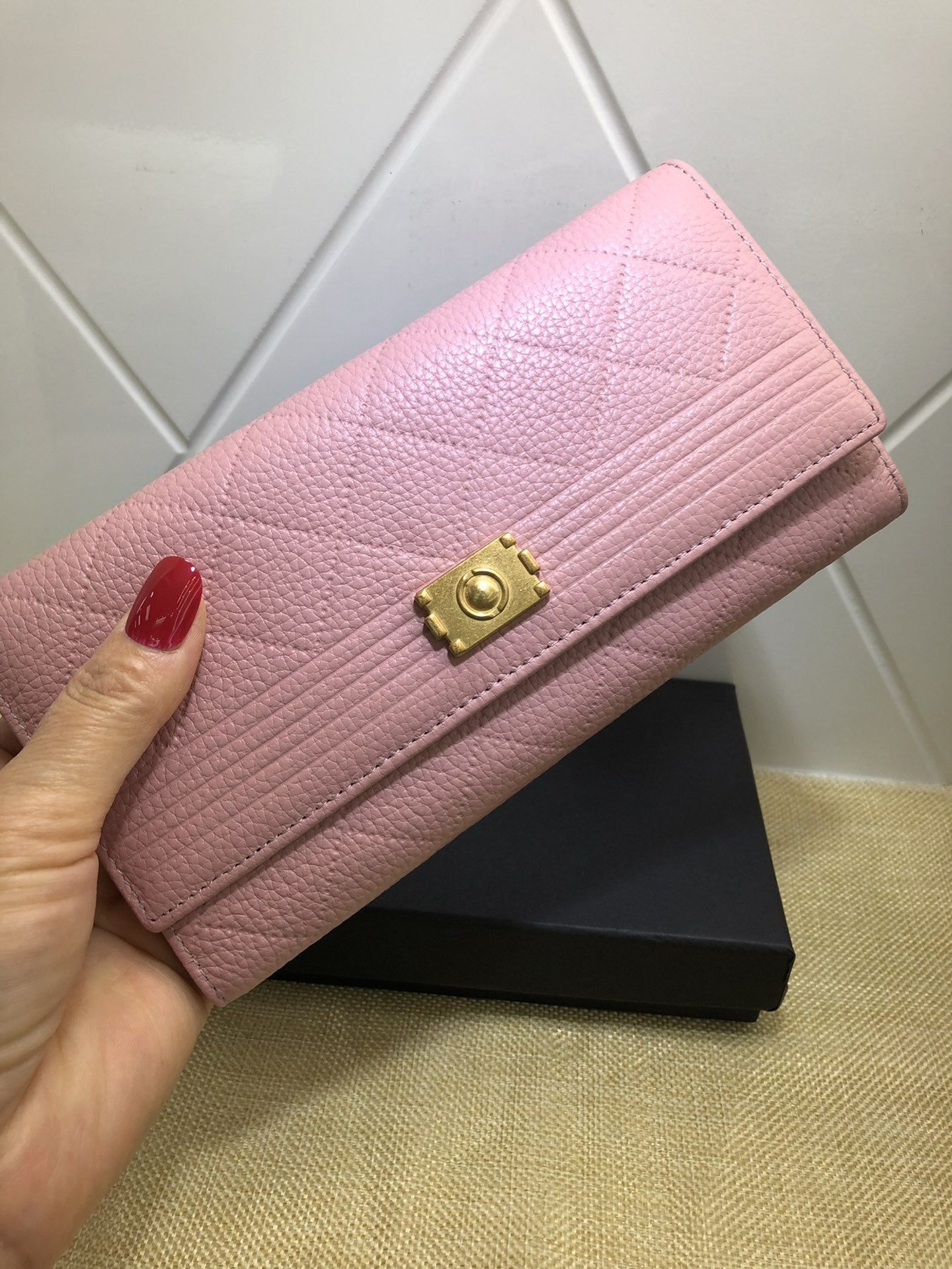 Women's Direct Wholesale Fashion Retro Long Genuine Leather Clutch Ladies Wallets