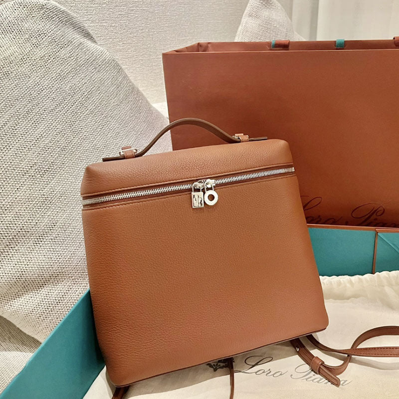Women's Charming Leather Minimalist Soft Lychee Shoulder Bags