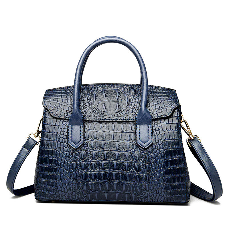 Women's Retro Minority Crocodile Pattern Commuter Light Shoulder Bags