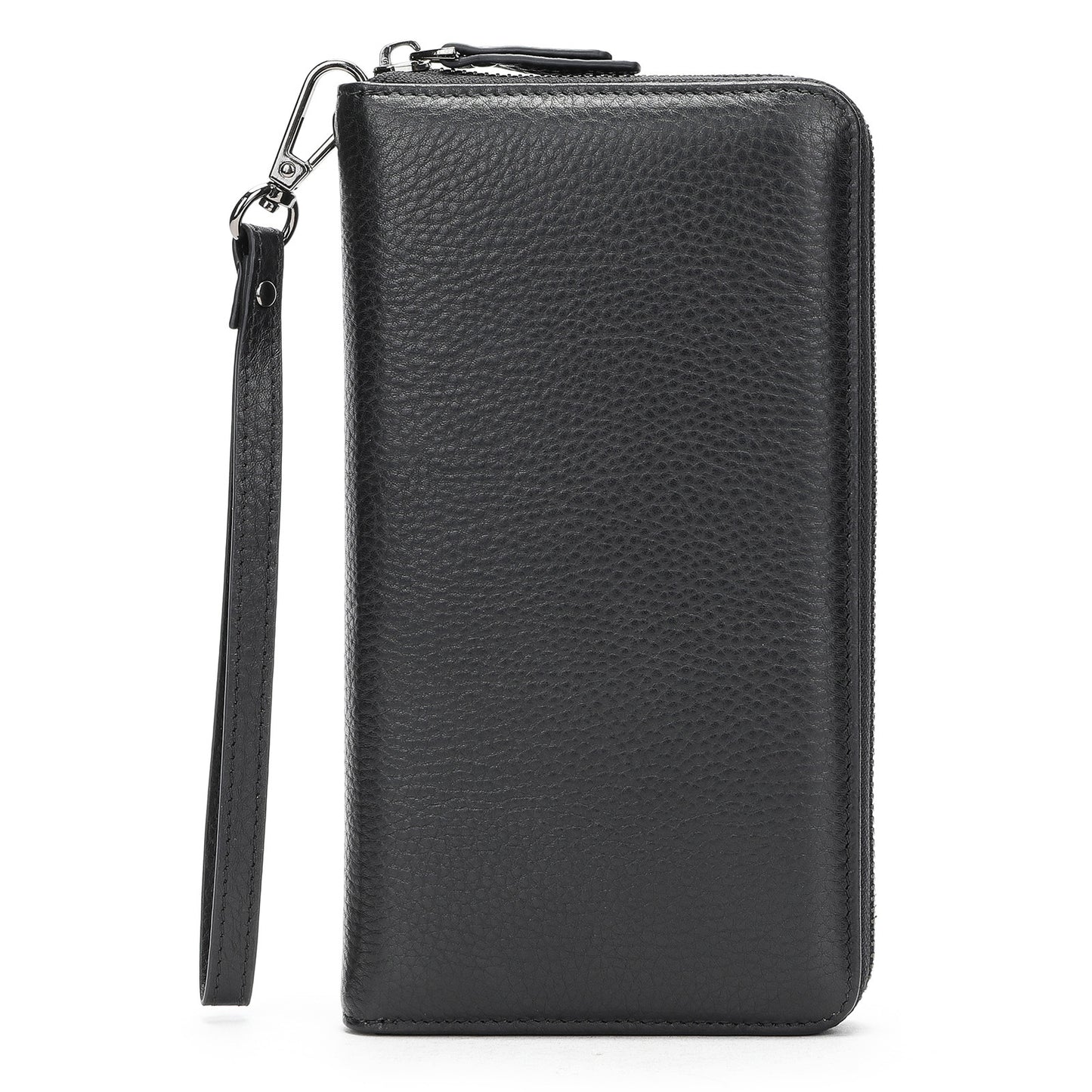 Men's Russian Long Genuine Leather Vintage Clutch Men's Handbags