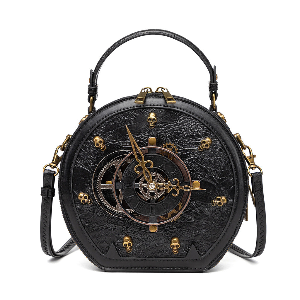 Pretty Skull Retro Punk Leather Gothic Bags