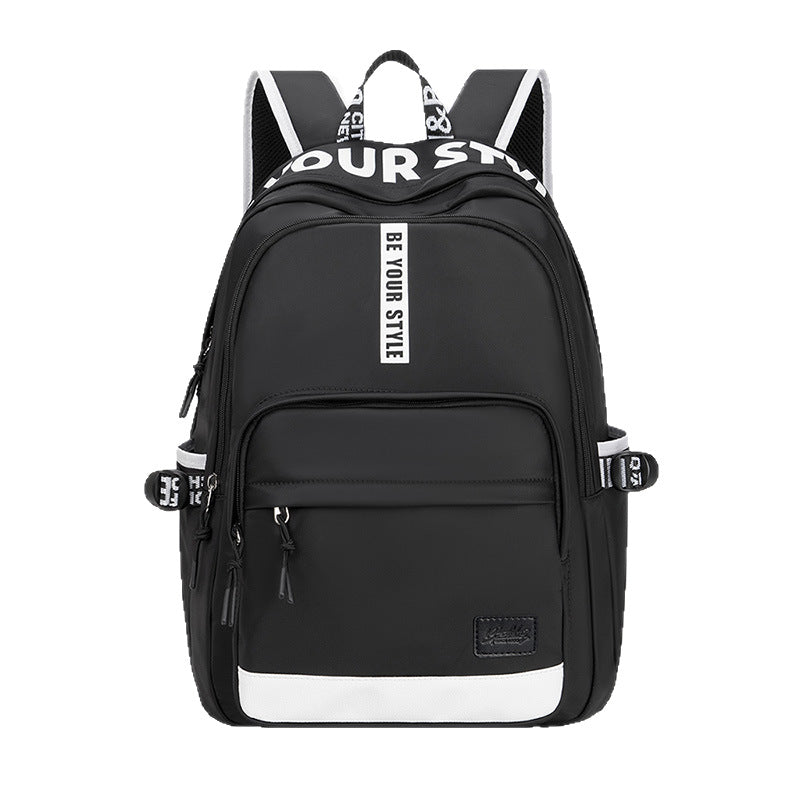 Men's Korean Trendy Large Capacity Leisure Junior Backpacks