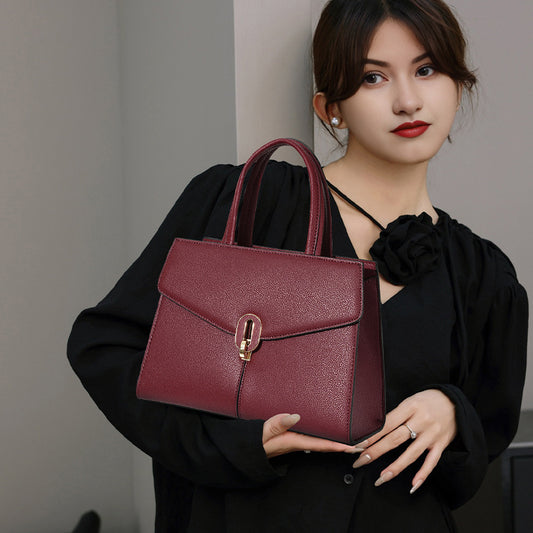 Women's Wedding Temperamental Mother Genuine Leather Light Handbags