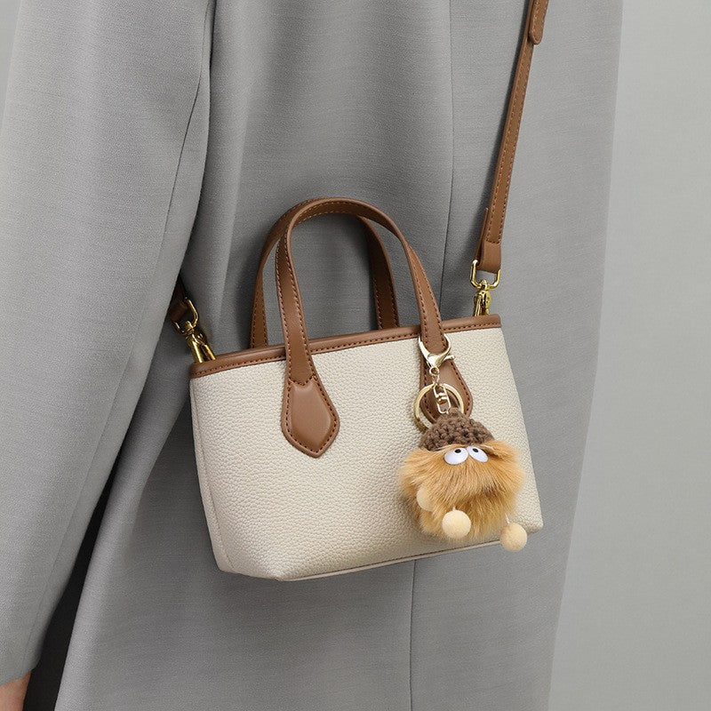 Women's Fashion Light Luxury Genuine Leather Portable Handbags