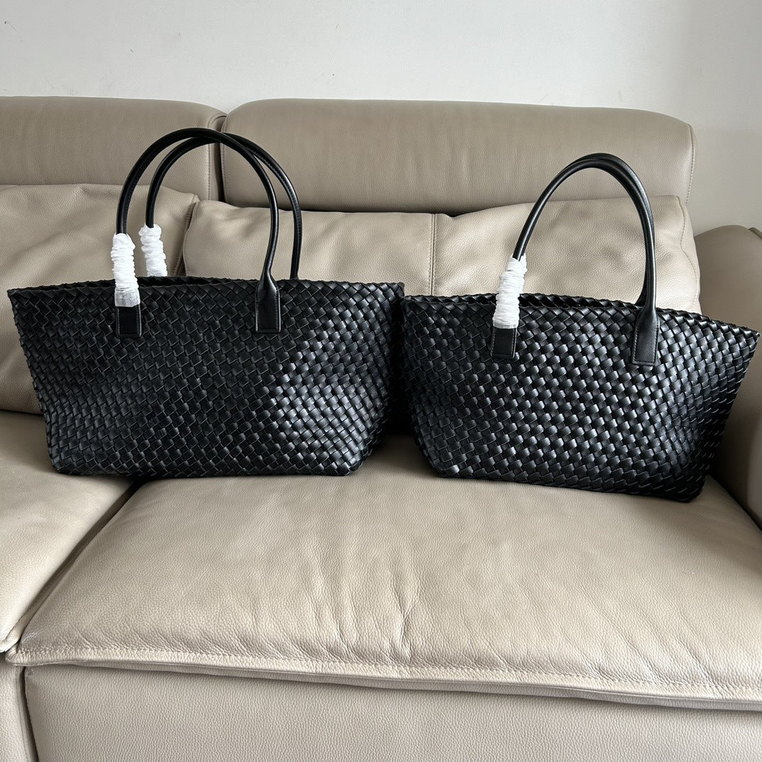 Women's & Men's & Trendy Fashion Shopping Woven Portable Vegetable Shoulder Bags