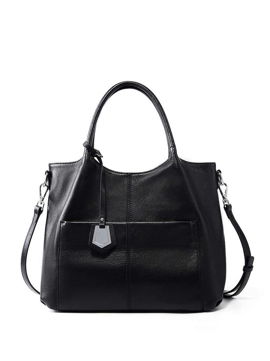 Women's First Layer Cowhide Big One Vintage Handbags