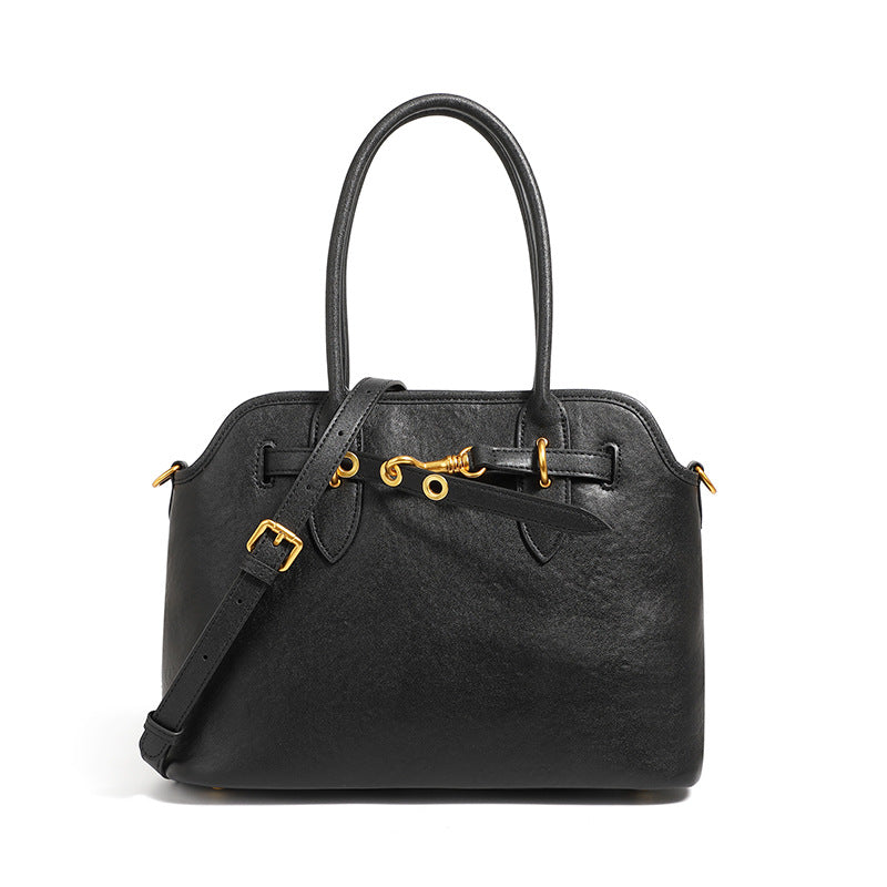 Women's Genuine Leather Large Capacity Underarm Niche Retro Crossbody Bags