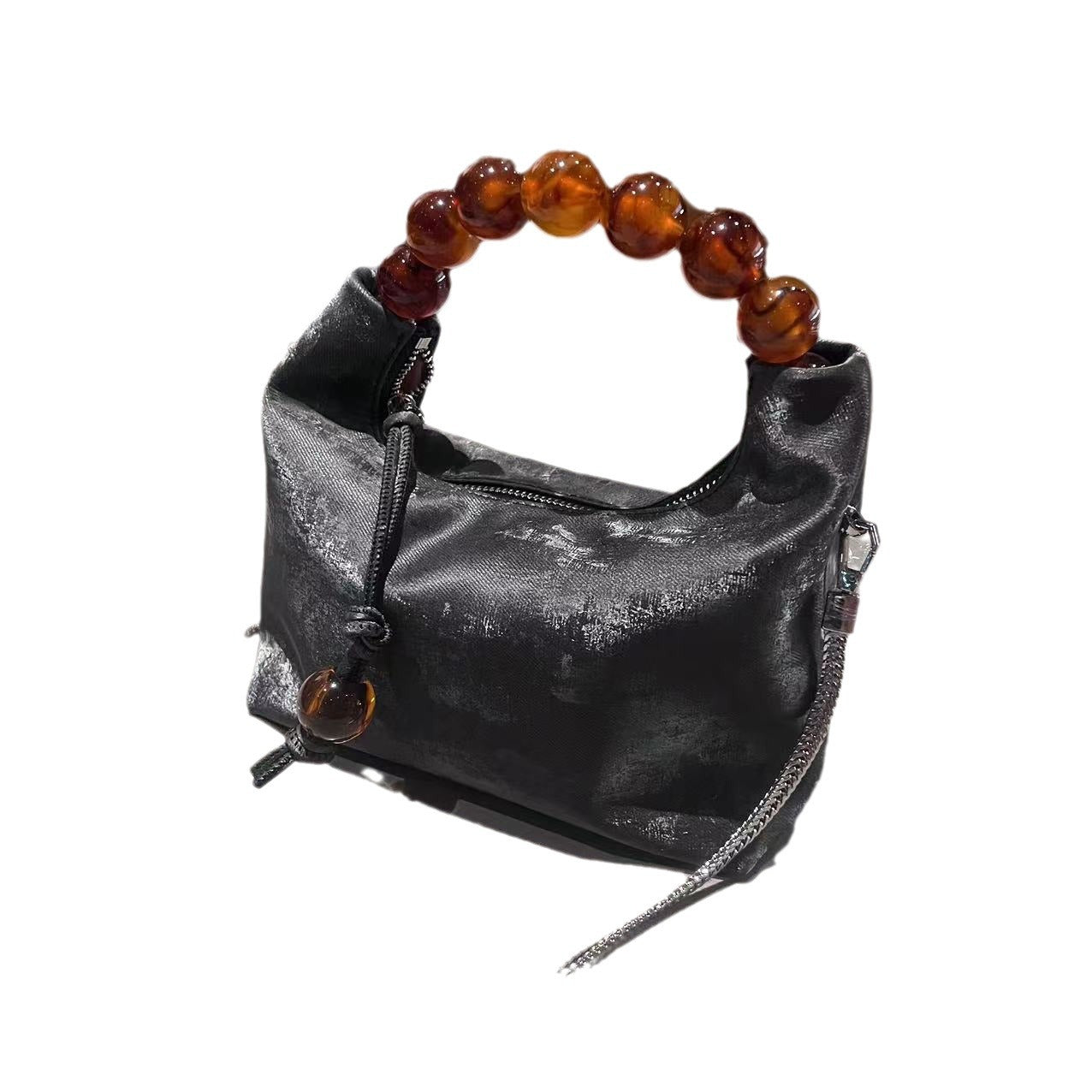 Women's Leather Pearl Niche Retro Textured Premium Handbags