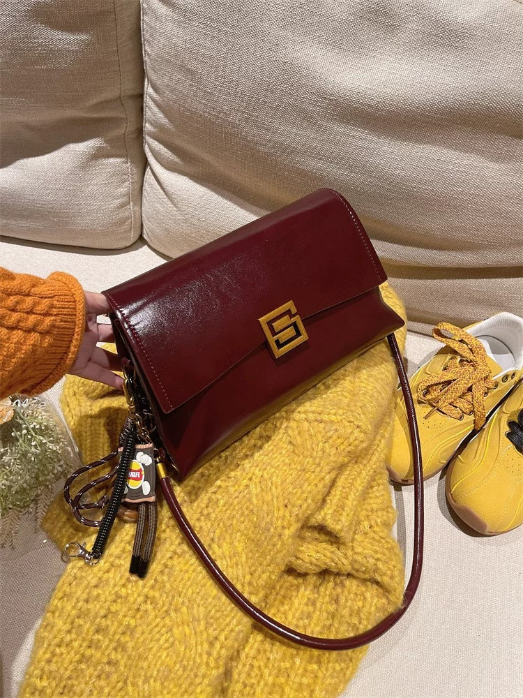 Trendy Fashion Underarm Female Niche Retro Crossbody Bags