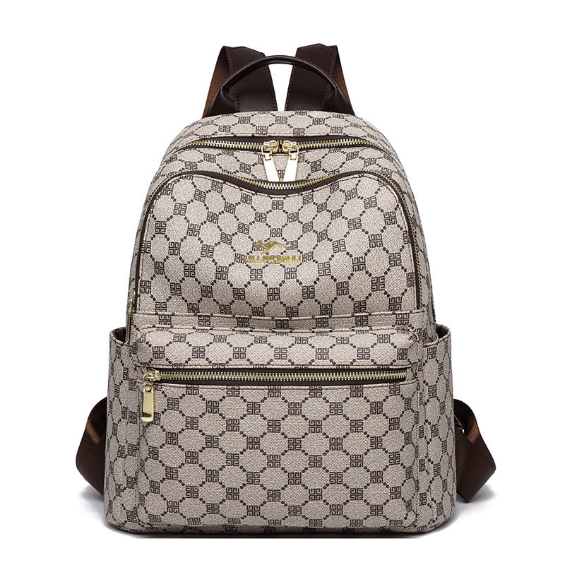 Women's Korean Printed Stylish Versatile Large Capacity Backpacks