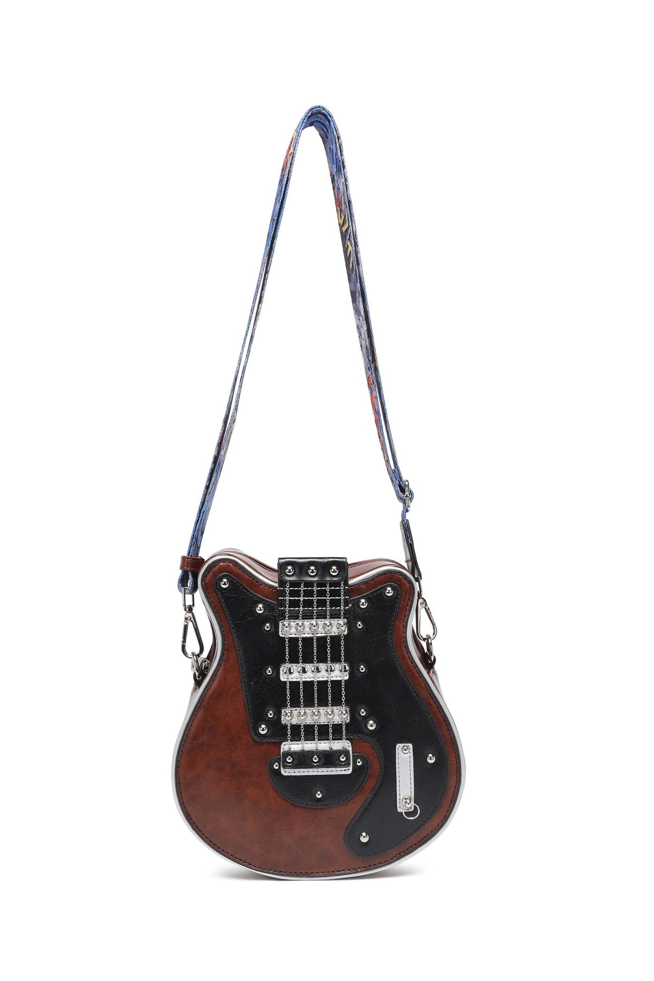 Women's Size Creative Guitar Shape Stylish Portable Crossbody Bags