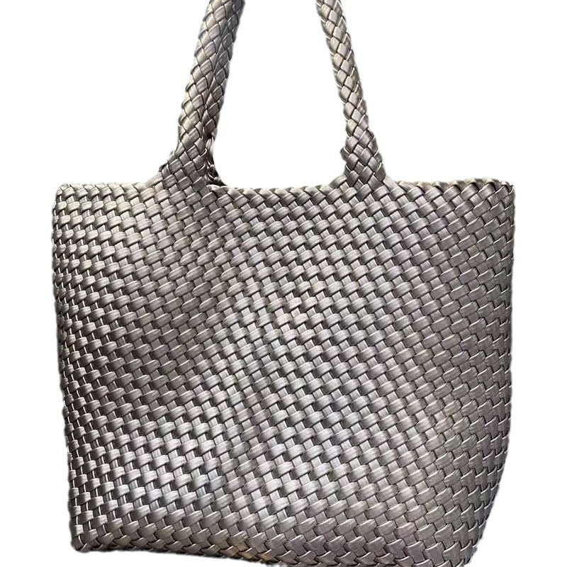 Women's High-grade Hand-woven Large Capacity Fashion Commuter Shoulder Bags